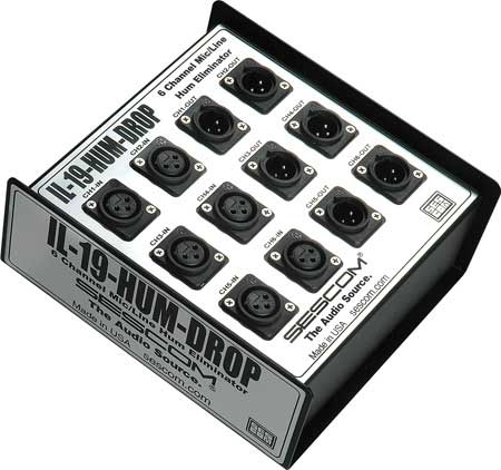 6 Ch Professional Audio Hum Eliminator