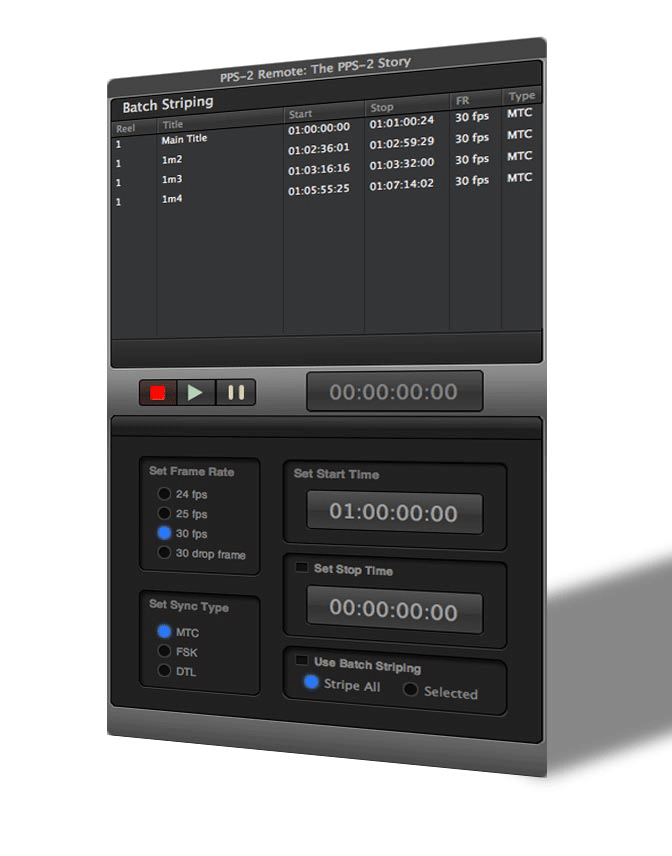 SMPTE Synch Software (Windows/Mac)