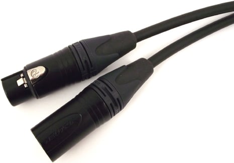 25 ft. Orange XLR-XLR StarQuad Mic Cable