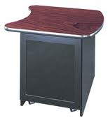 Single-Bay (12-Space) Outboard Rack (with Doors, Cherry Top)