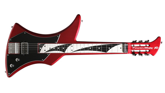 6-String Electric Slide Guitar in Burgundy