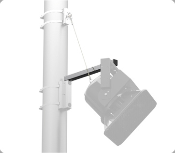 Pole Mount Support Arm, 24"