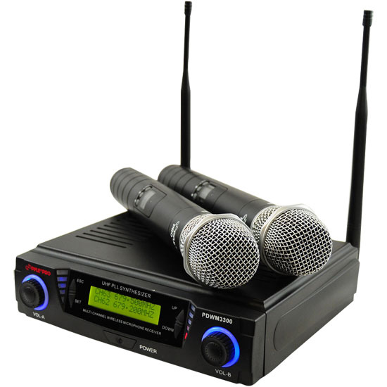 Dual Wireless UHF Microphone