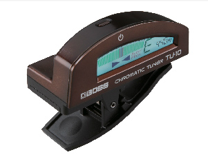 Clip-On Chromatic Tuner in Brown