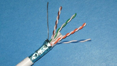 1000ft CAT6A 10G STP 23/4P CM White Cable