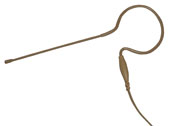 Earworn Microphone with 4-Pin Mini Connector for Shure Wireless Systems