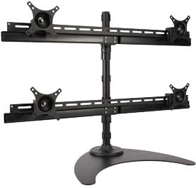 Quad Display Desktop Mount for 4x 20"-30" Monitors