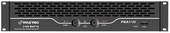 19"W Rackmount 3100W Power Amplifier