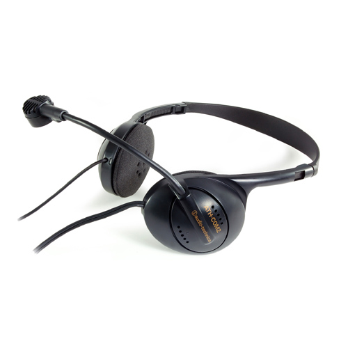 Stereophone/Dynamic Boom Microphone Combination Headset
