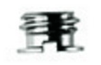 Set of 5 Reducing Bushings. 3/8'' - 1/4''-20