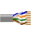 1000 ft. Reel of Multi-Conductor Cat5e Bonded-Pair Cable in White, 4PRB, U/UTP, LC