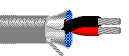 Paired - Audio, Control, and Instrument Cable, 22 AWG, 1000 ft. (Gray)