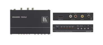 Composite Video & Stereo Audio to HDMI Scaler