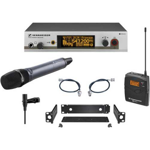 Wireless Combo Microphone System with e845 Handheld & Bodypack Transmitters