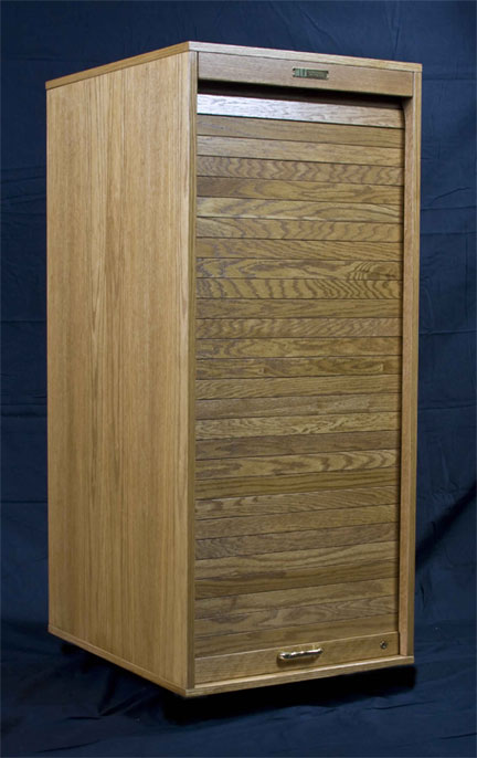 16 Space Equipment Rack, Wood Cabinet