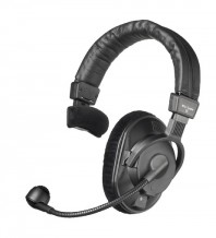 Headset Microphone with Built-In Preamplifier