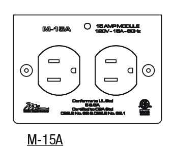 15 Amp MPR Duplex Module