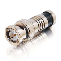 RG59 BNC Compression Connector, 50pk