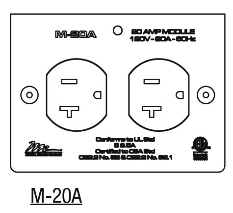20 Amp MPR Duplex Module