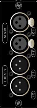 SI Series AES/EBU 4x4 XLR