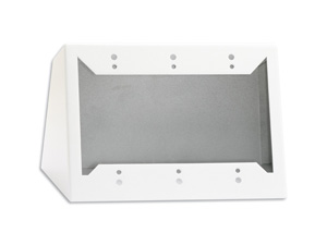 White Desktop or Wall-Mounted Chassis for Decora® Remote Controls and Panels