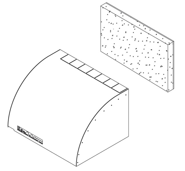 Sensor® Sound Suppression Hood in Black