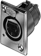 4-pin XLR Female Panel Connector