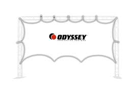 Scrim Werks 16' x 6' Mobile Projection Stretch Screen