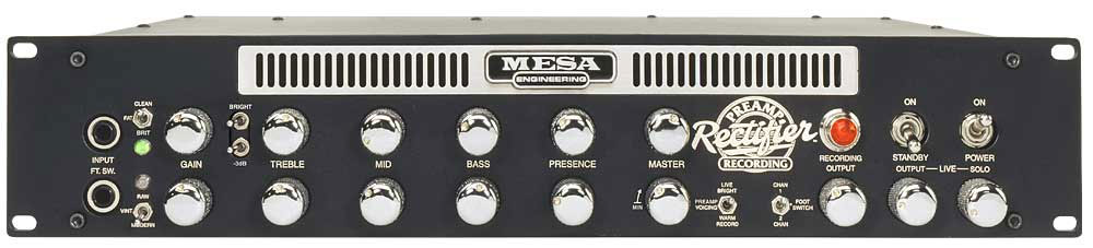 Rackmount Recording Guitar Preamplifier