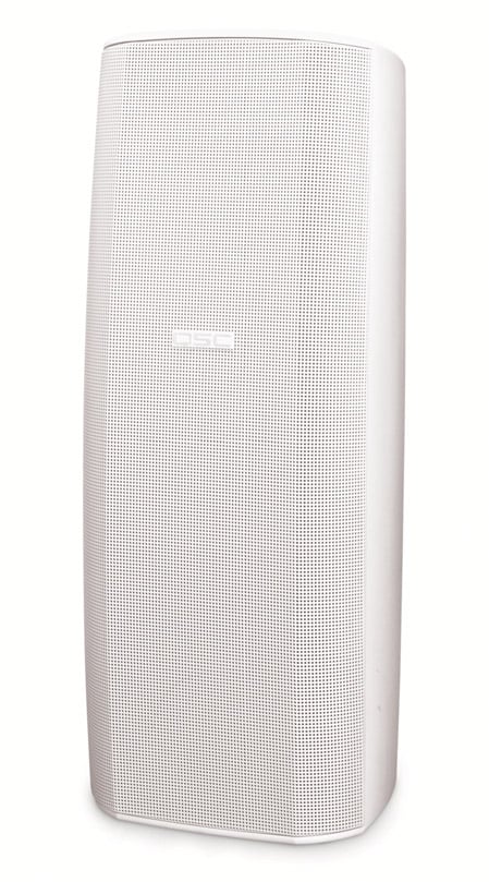 Dual 8" 2-Way Speaker System with Transformer Taps in White