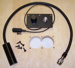 18" Halogen Gooseneck with Permanent Mount and Power Supply