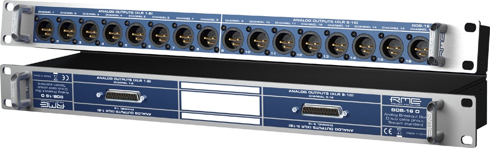 16x XLR Output to 2x D-Sub Breakout Box