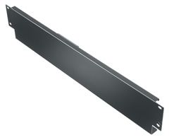 2 Space Flanged Blank Panel