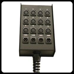 6Ch Pre-Punched All Microphone Snake Box