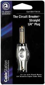 Straight 1/4” Circuit Breaker Plug