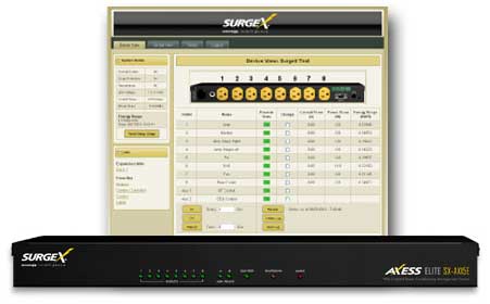 8 Outlet, 15A Power Managent & Protection, with IP Remote Control