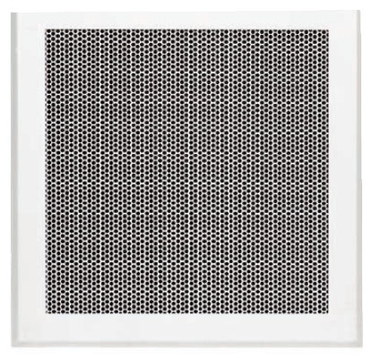 White Square Torsion Grille for 8" Speaker