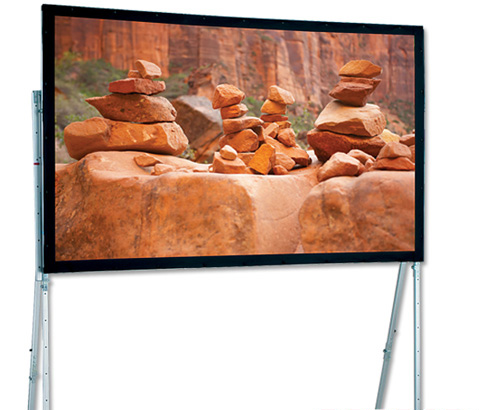 120" Ultimate Folding Screen Portable Projection Screen, Matte White