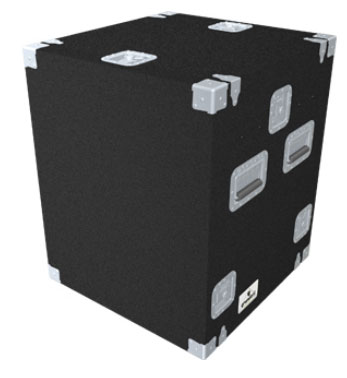 Carpet Series Top-Load Rack, 12 Space Slant Top, 10 Space Bottom