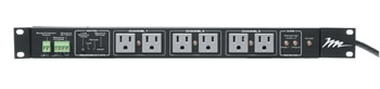 20A 16-Outlet Multi-Mount Rackmount Power with 6 Sequenced Outlets, 9 ft. Cord