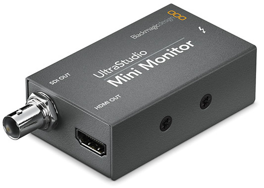 Pocket-Sized Thunderbolt-Powered SDI and HDMI Playback