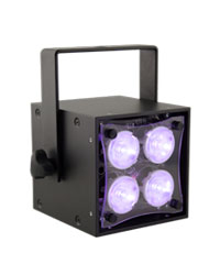 Color Mixing RGB+W Qash Light LED Fixture