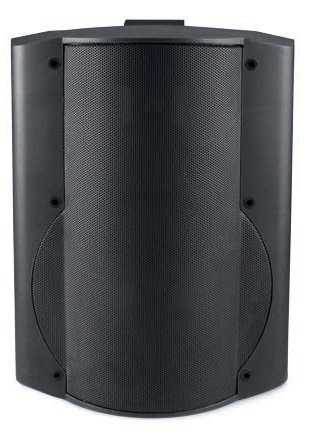 26W Low Voltage Amplified Surface Mount Speaker in Black
