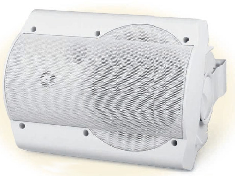 26W Low Voltage Amplified Surface Mount Speaker in White