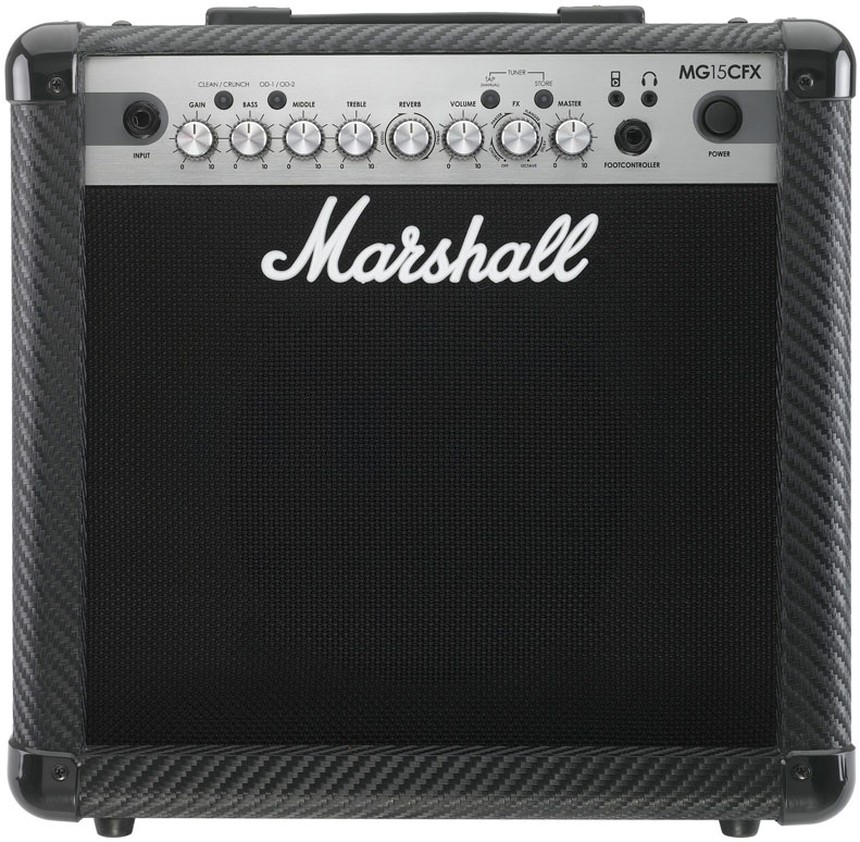 15W 1x8" Carbon Fiber Combo Guitar Amplifier with Effects