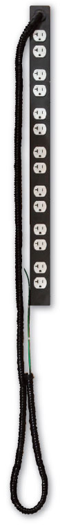 20A Hardwired Single Circuit AC Power Strip
