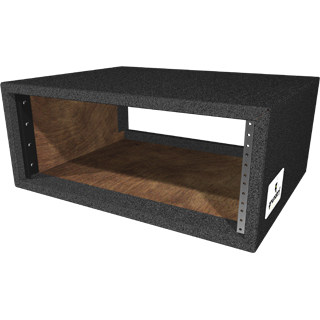 Carpet Series Rack Shell, 4 rack spaces, rackable depth 15.5"