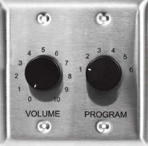 Volume Control with Selector Switch (Standard/Stainless)