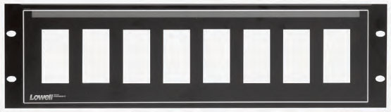 3RU Decora 8-Hole Panel with Pocket-ID