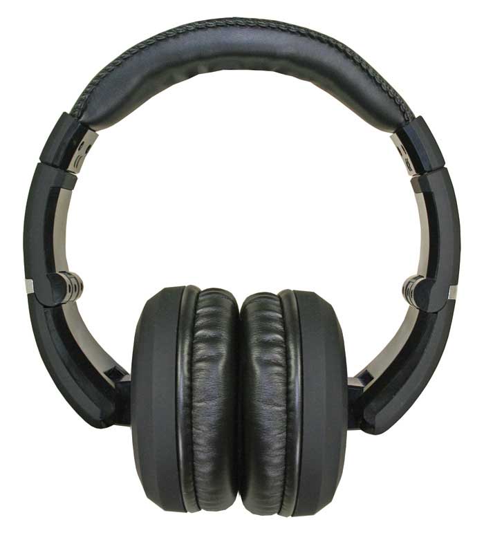 Stereo Headphones with Detachable Cable in Black